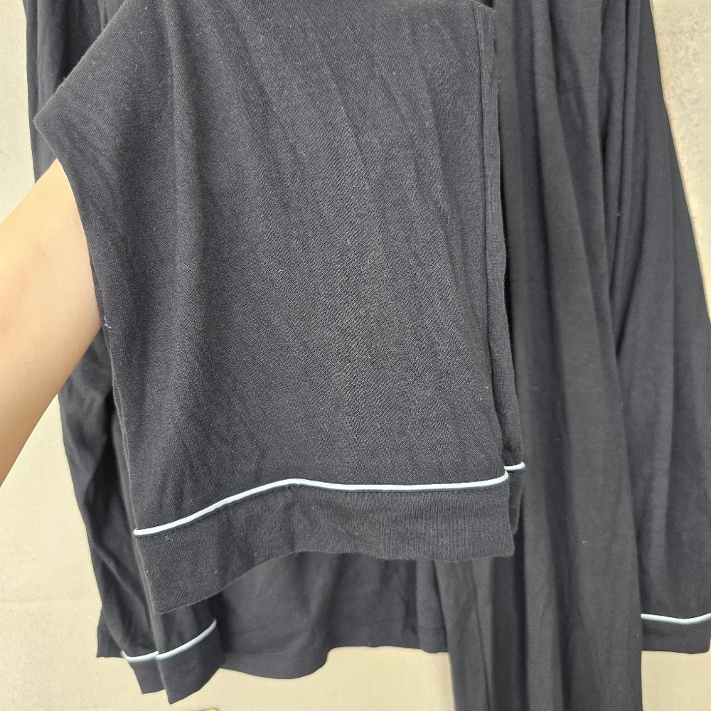 Nwt Flora by Flora Nikrooz Women's Annie 2 Piece Notch Long Sleeve Top and K… - Picture 9 of 10